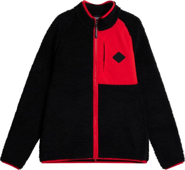 J Lindeberg J.Lindeberg Men's Zeke Pile Mid Layer Black