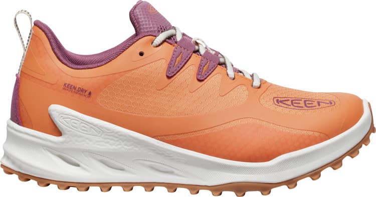 Keen Keen Women's Zionic Waterproof Shoe Tangerine-Star White