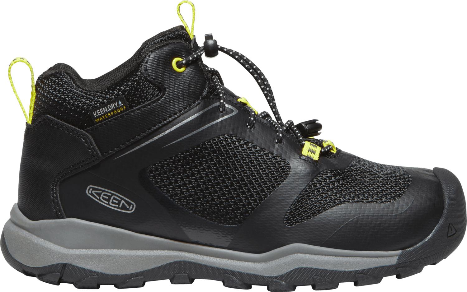 Keen Keen Kids' Wanduro Waterproof Boot Black-Silver