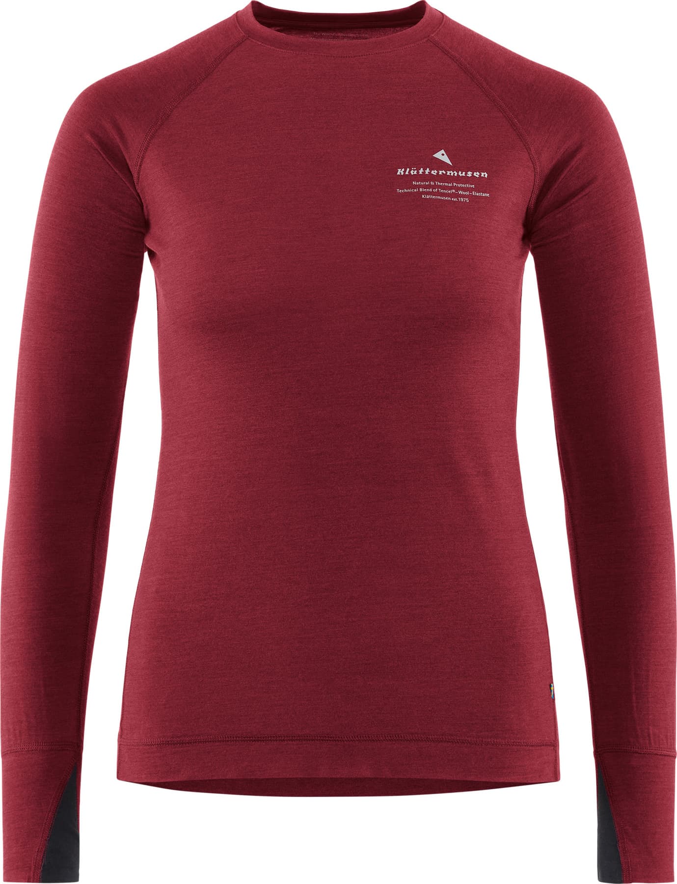 Klättermusen Klättermusen Women's Fafne Crew Dark Russet