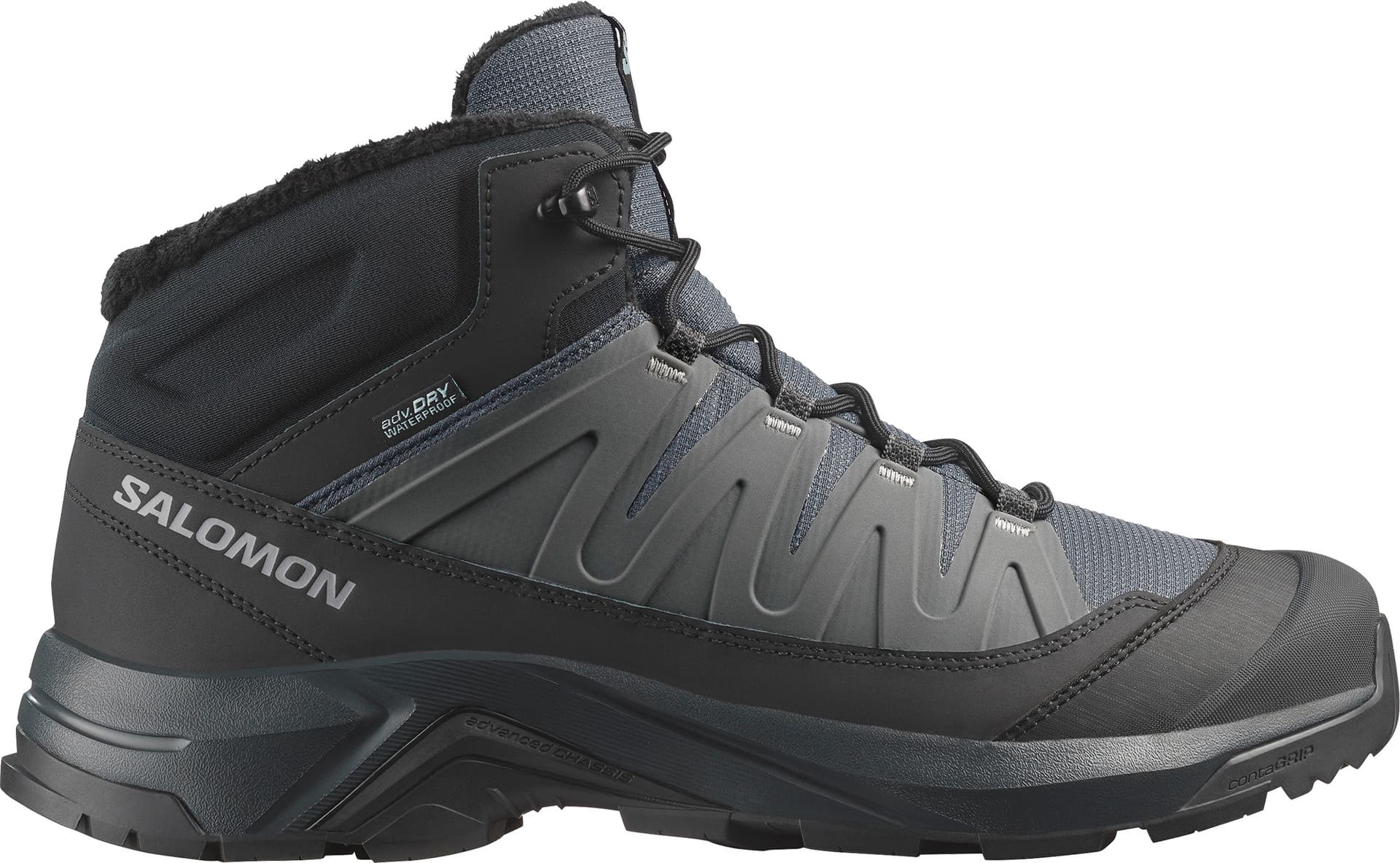 Salomon Salomon Men's X-Adventure Coldrush Waterproof Asphalt/Black/Alloy