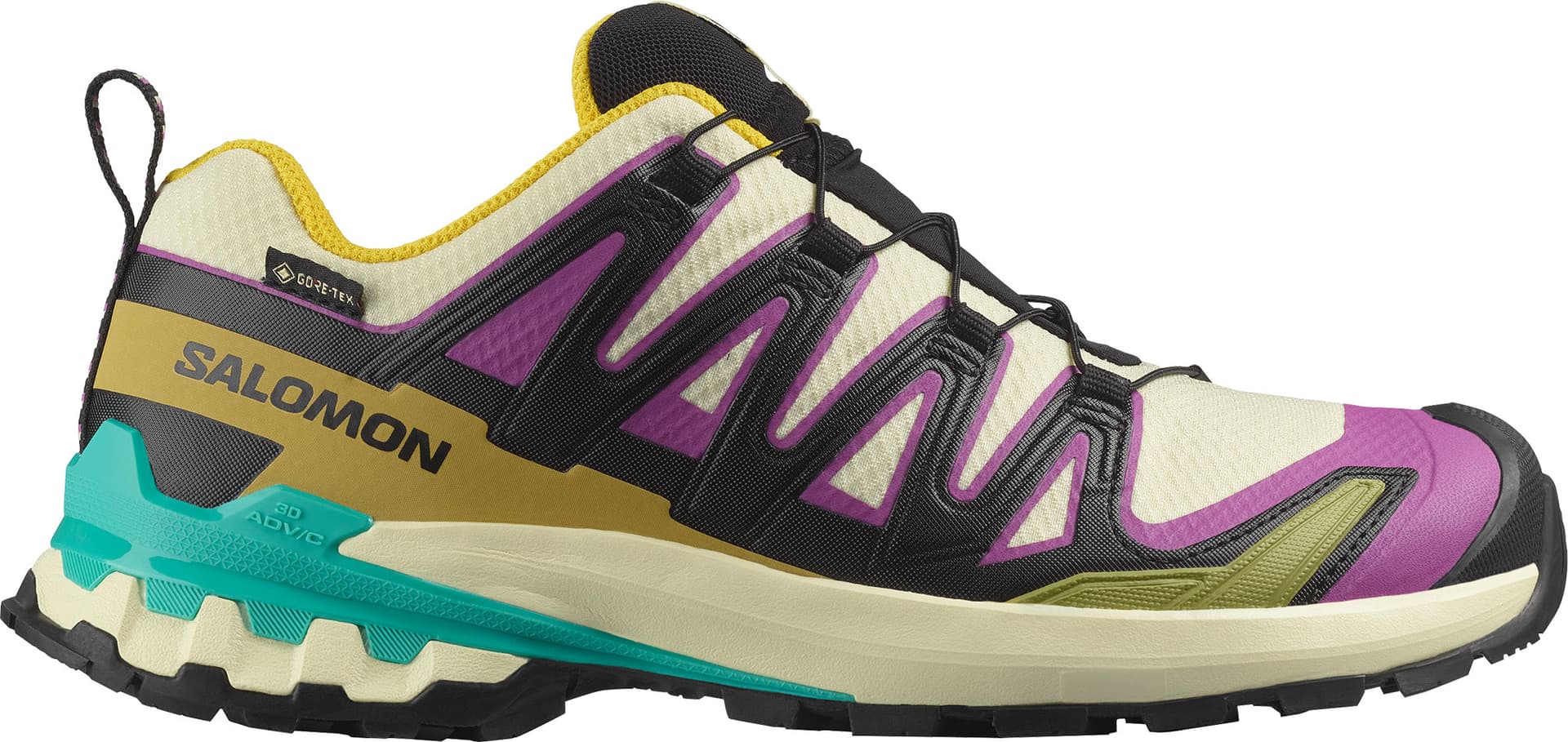 Salomon Salomon Women's XA Pro 3d V9 GORE-TEX Transparent Yellow/Black / Waterfall