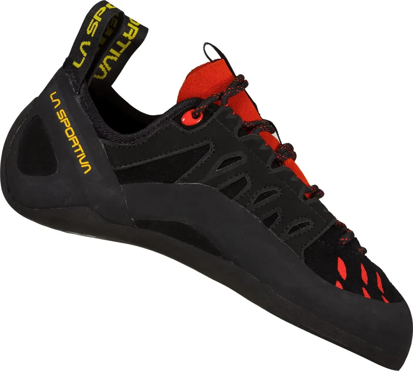 La Sportiva La Sportiva Unisex Tarantulace Climbing Shoes Black/Poppy