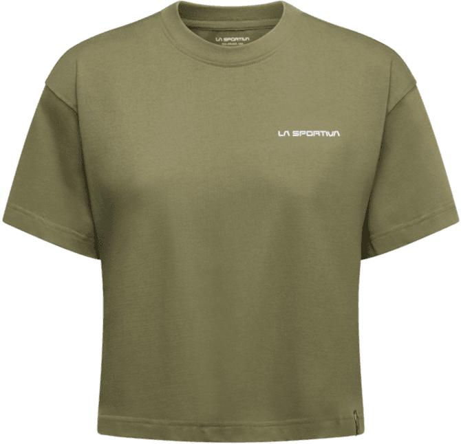 la sportiva La Sportiva Women's Redgarden Crop T-Shirt Cypress/Chalk