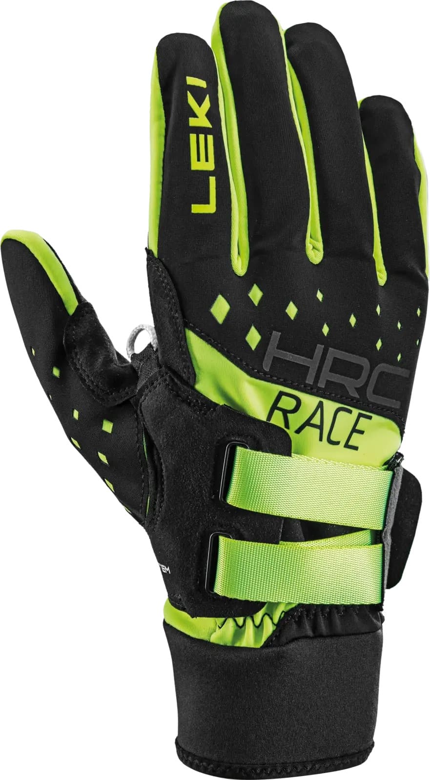Leki Leki HRC Race Shark Black-Neon Yellow
