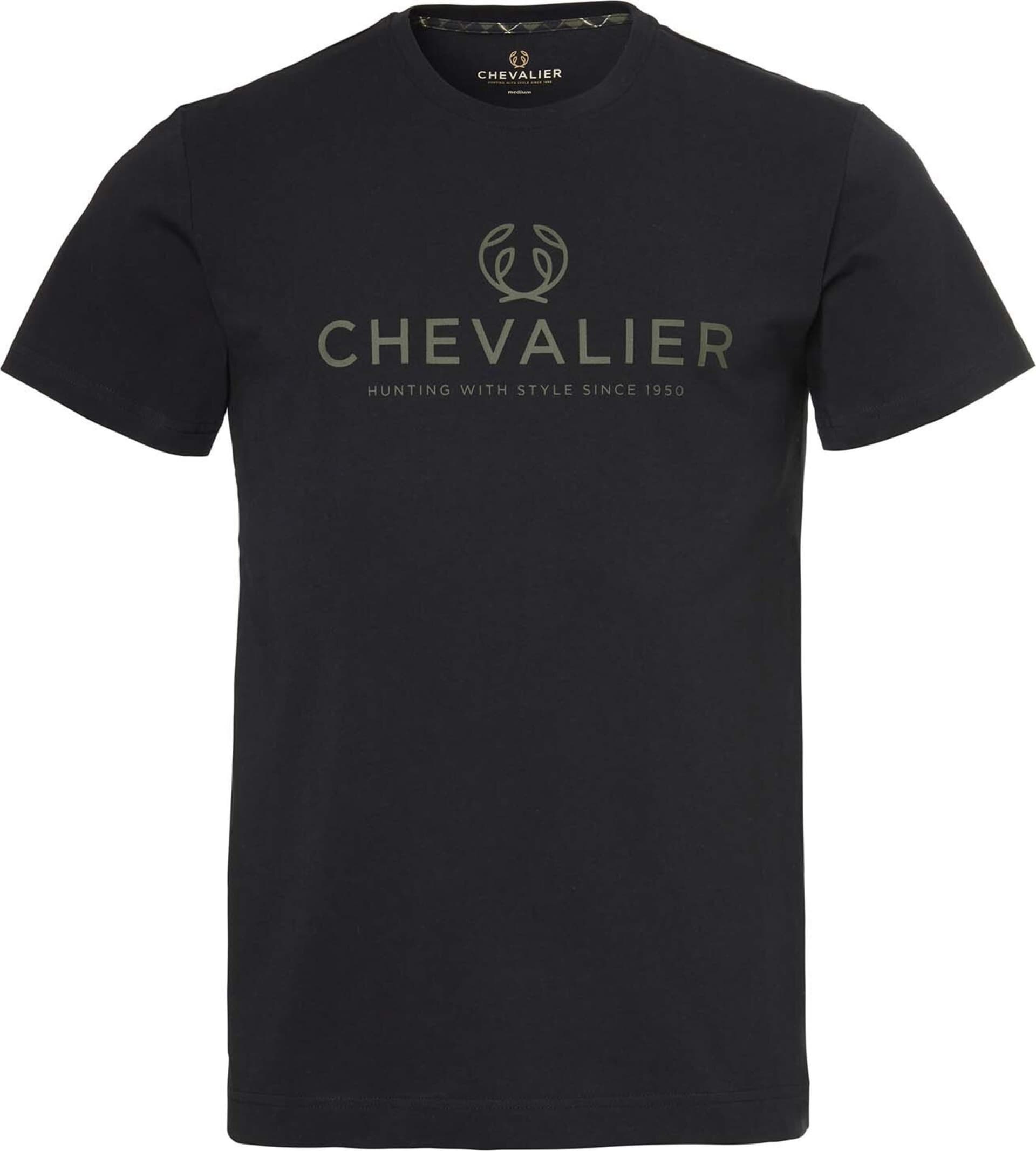 Chevalier Chevalier Men's Chevalier Logo T-Shirt Black Night