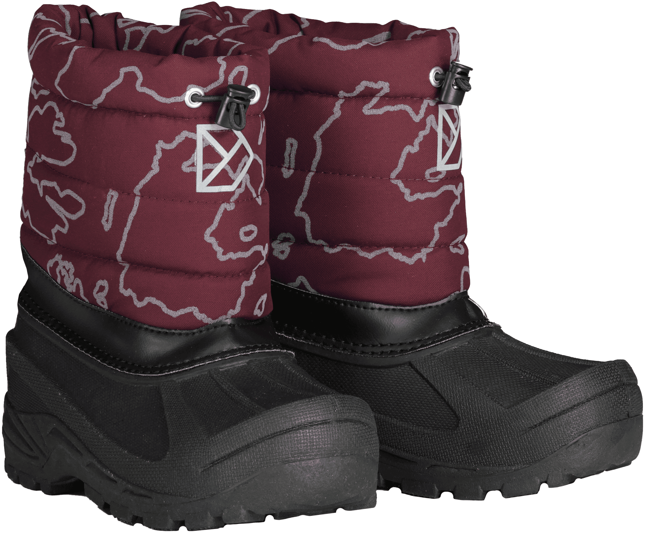 Didriksons Didriksons Kids' Lumi Boots Grundsund Reflective Wine