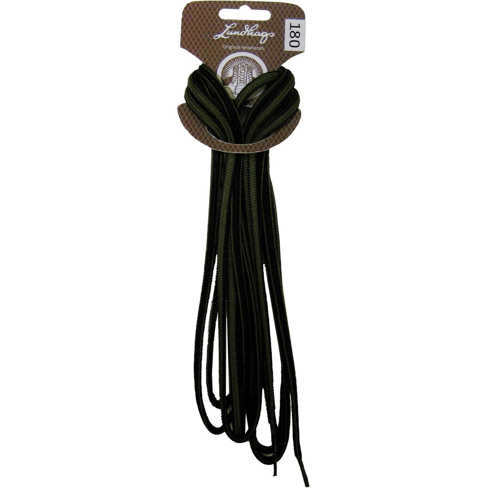 Lundhags Lundhags Shoe Laces 180 cm Black/Grey