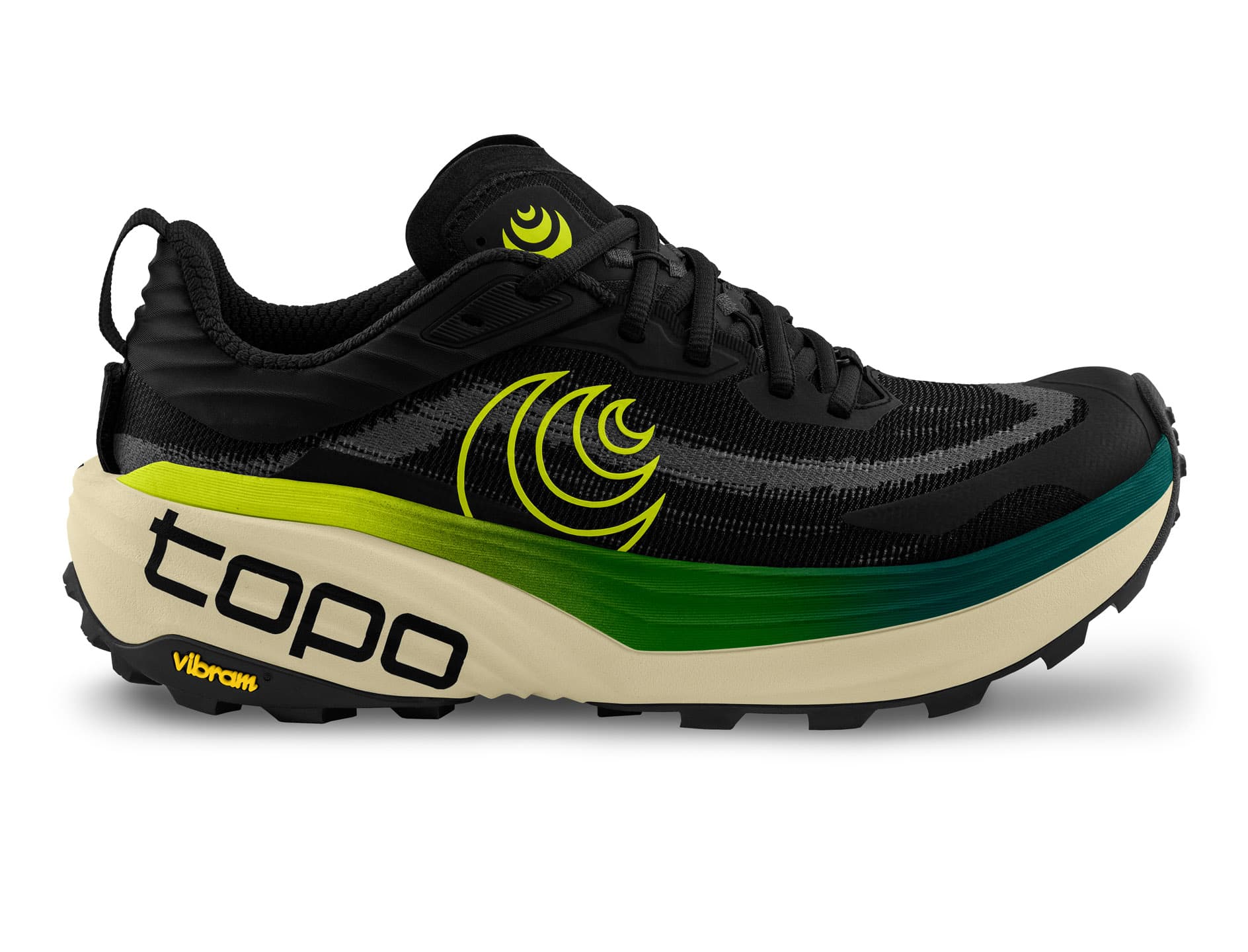 Topo Athletic Topo Athletic Men's Vista Wide Black/lime