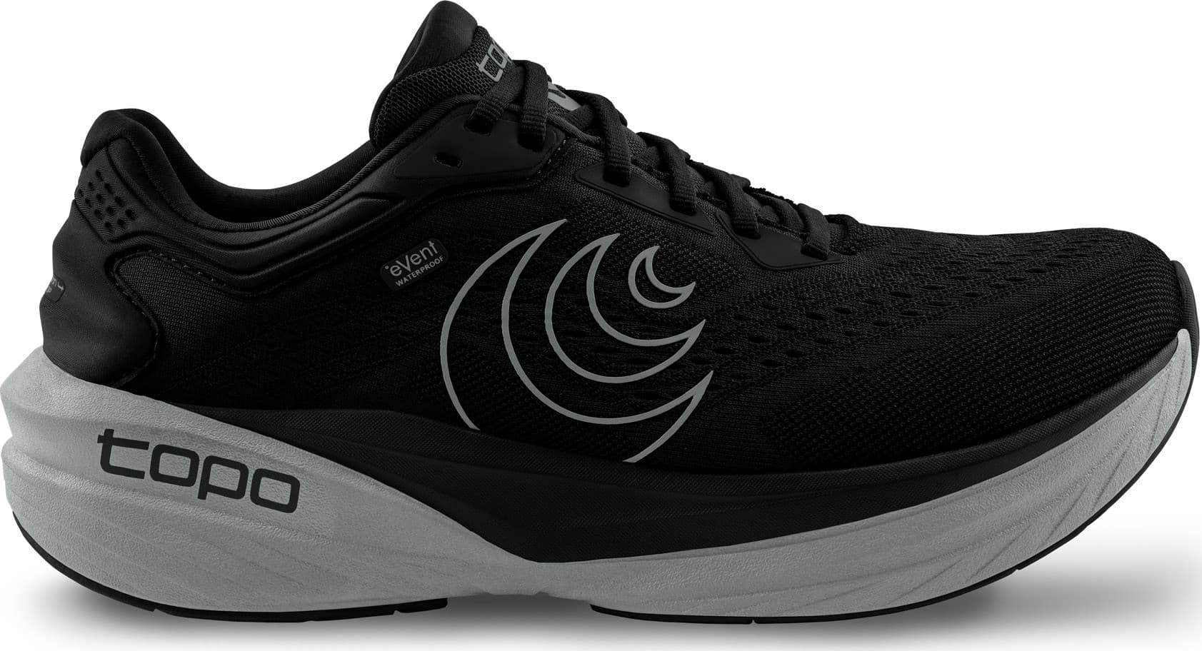 Topo Athletic Topo Athletic Men's Phantom 4 Waterproof Black/Charcoal