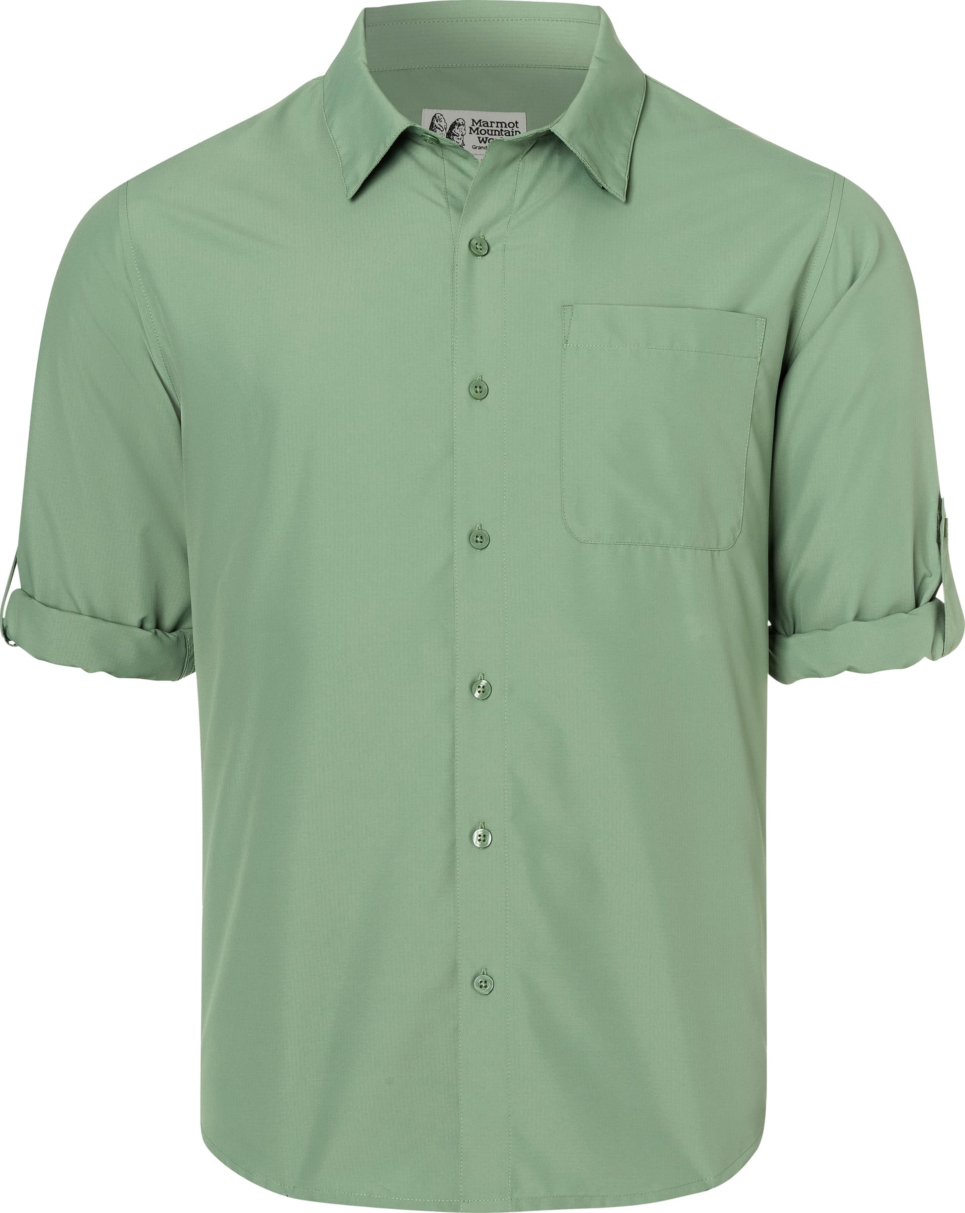 Marmot Marmot Men's Airexchange Upf 40 Ls Shirt Agate Green