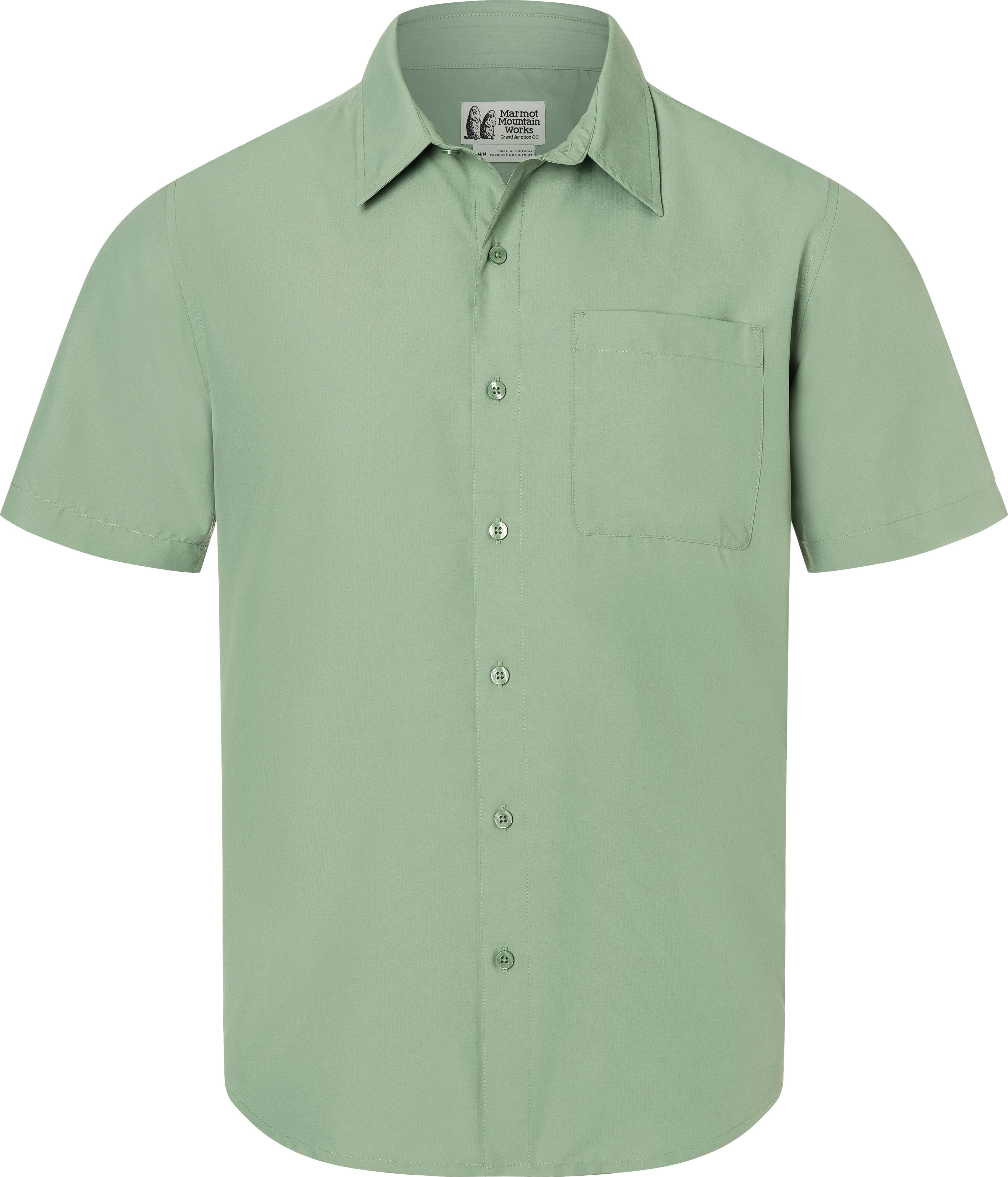 Marmot Marmot Men's Airexchange Upf 40 Ss Shirt Agate Green