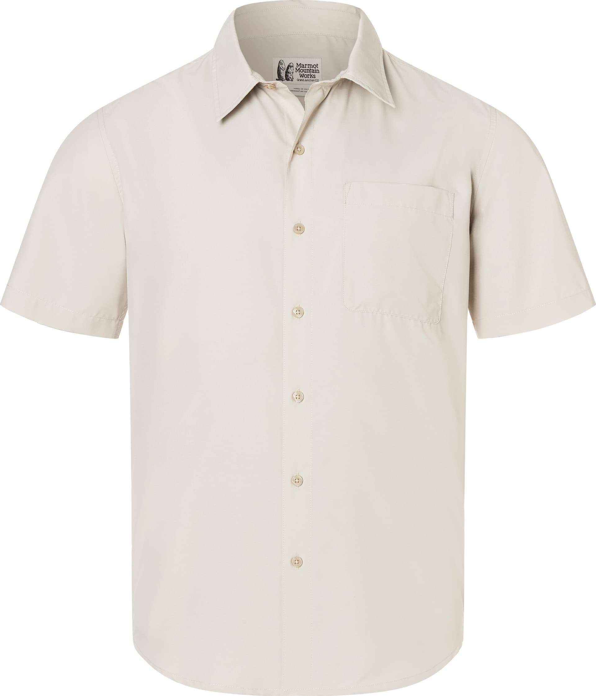 Marmot Marmot Men's Airexchange Upf 40 Ss Shirt Birch Bark