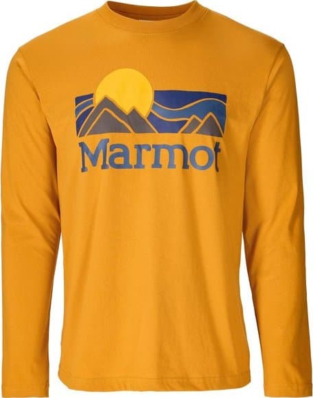 Marmot Marmot Men's Coastal Tee Ls Honey Glaze