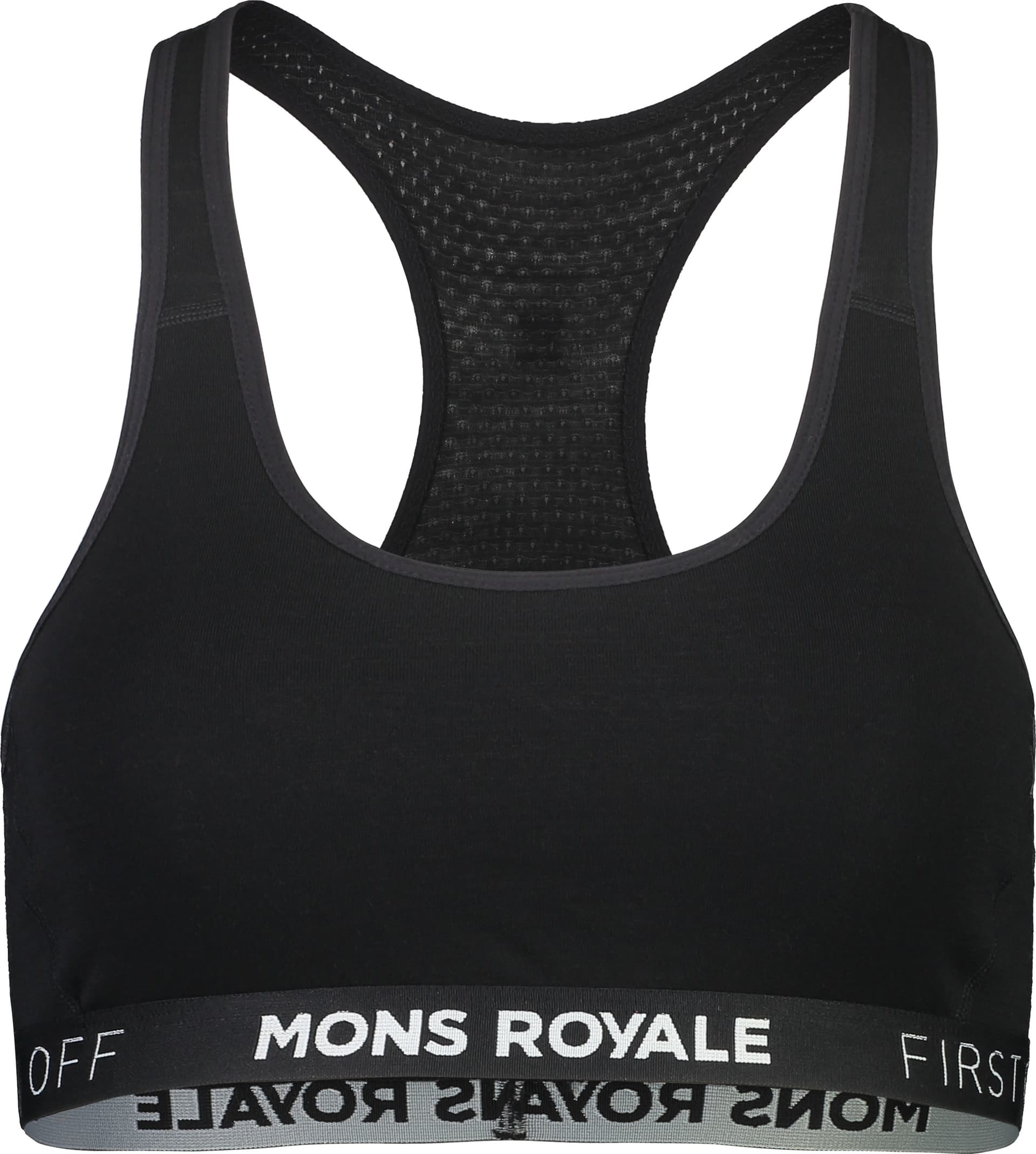 Mons Royale Mons Royale Women's Sierra Sports Bra Black