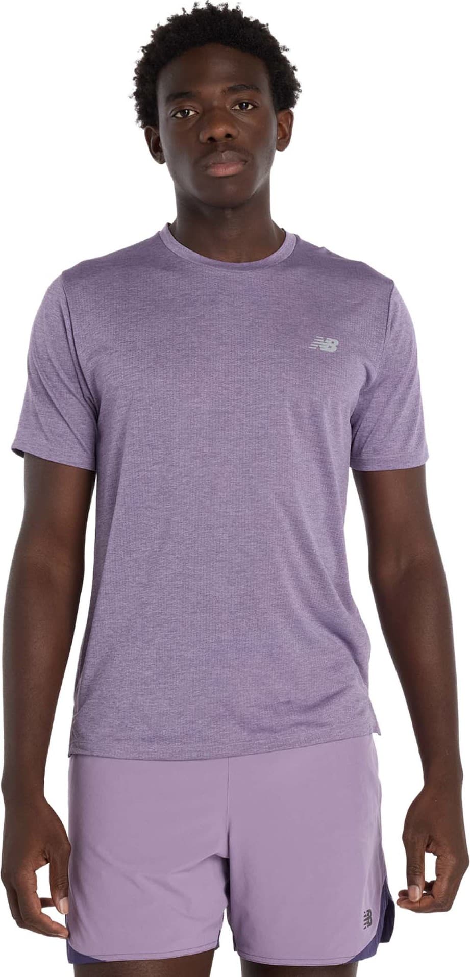 New Balance New Balance Men's Athletics T-Shirt Candied Violet Heather