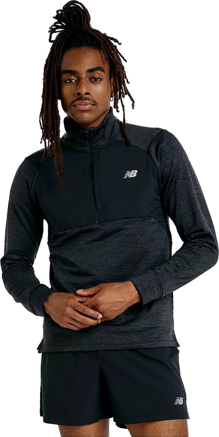 New Balance New Balance Men's Athletics Heat Grid 1/2 Zip Black