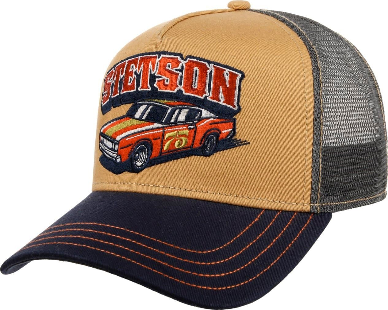 Stetson Stetson Muscle Car 75 Trucker Cap Brown/Blue