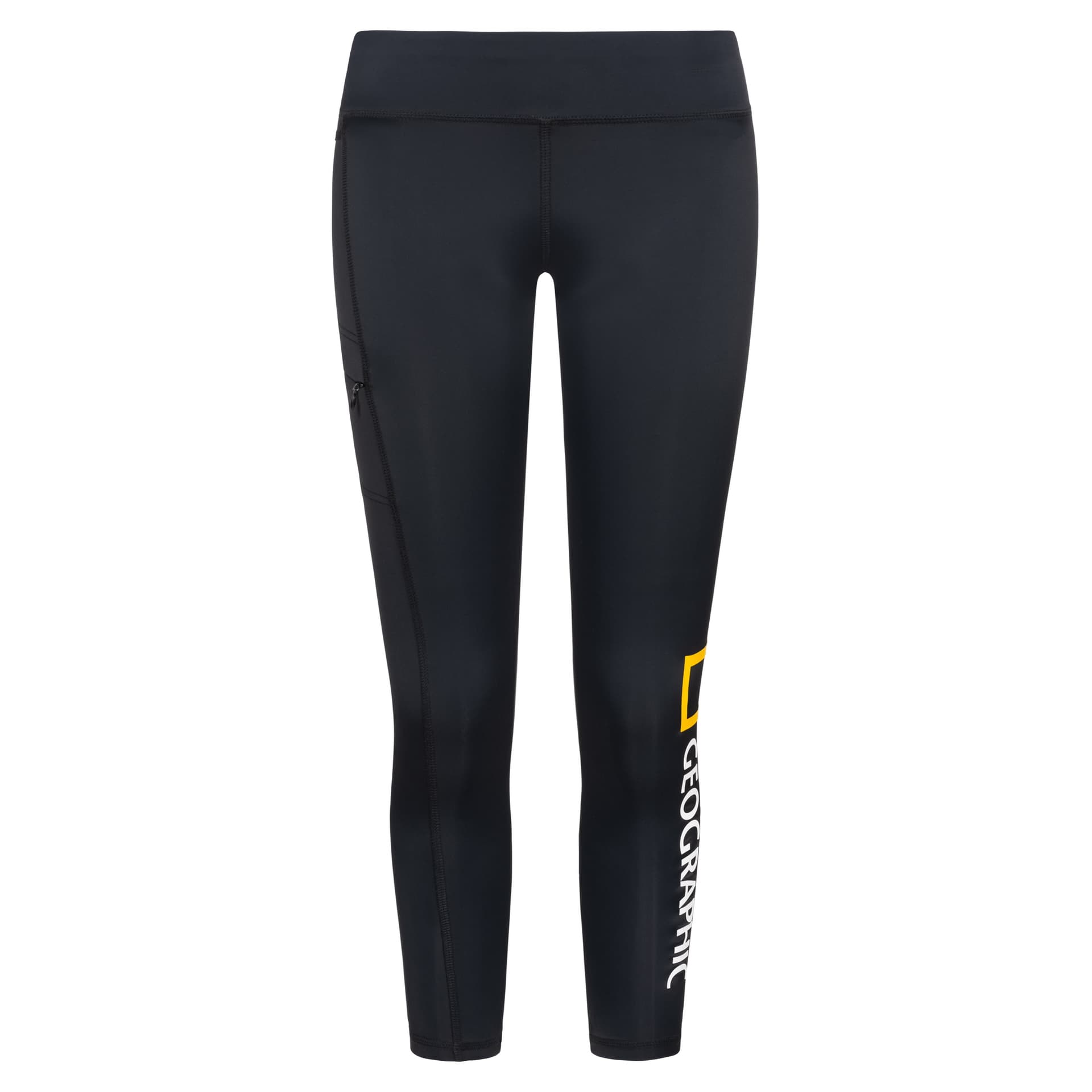 National Geographic National Geographic Women's Tights Big Logo      Black