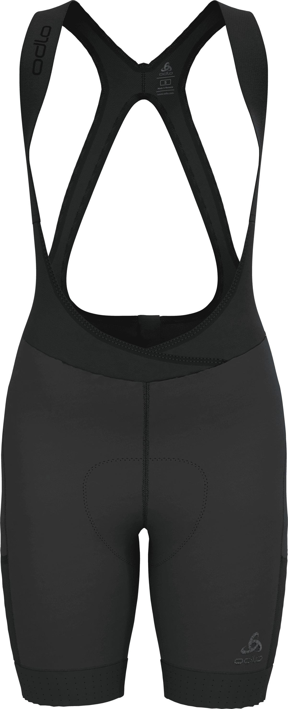 Odlo Odlo Women's Bib Shorts Zeroweight Cargo Black