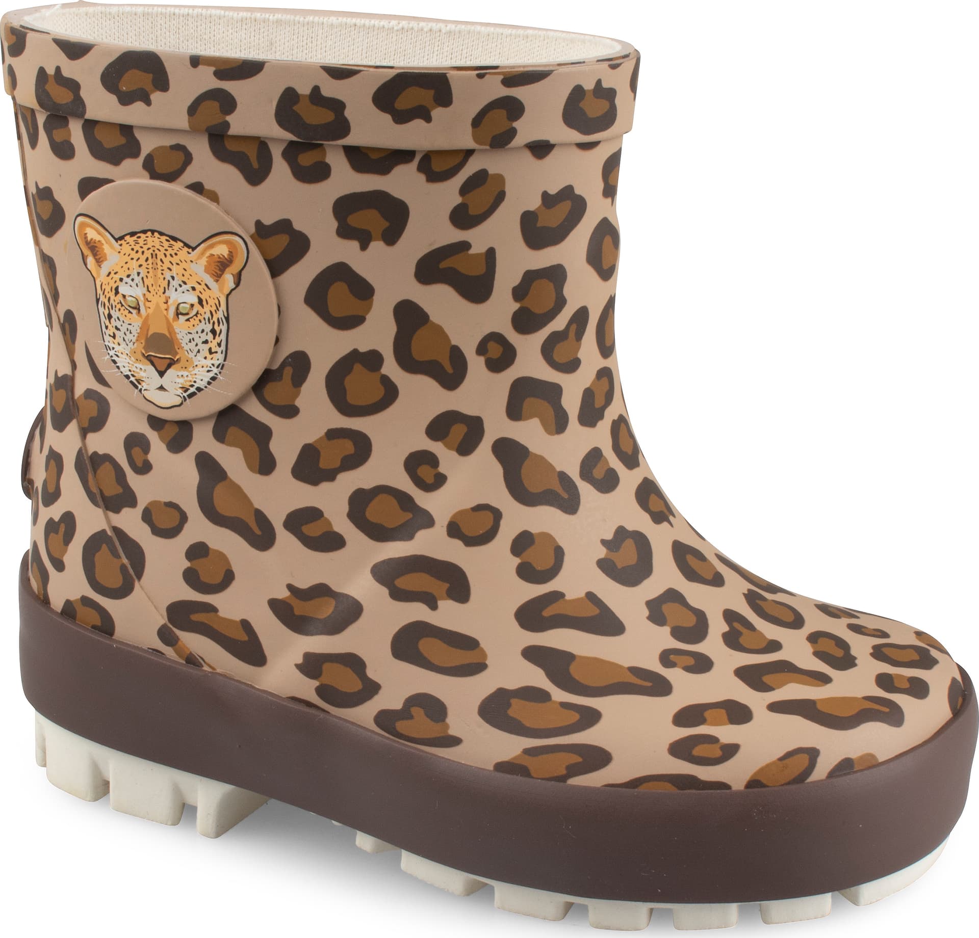 Pax Pax Kids' Safari Rubber Boot Beige/Brown