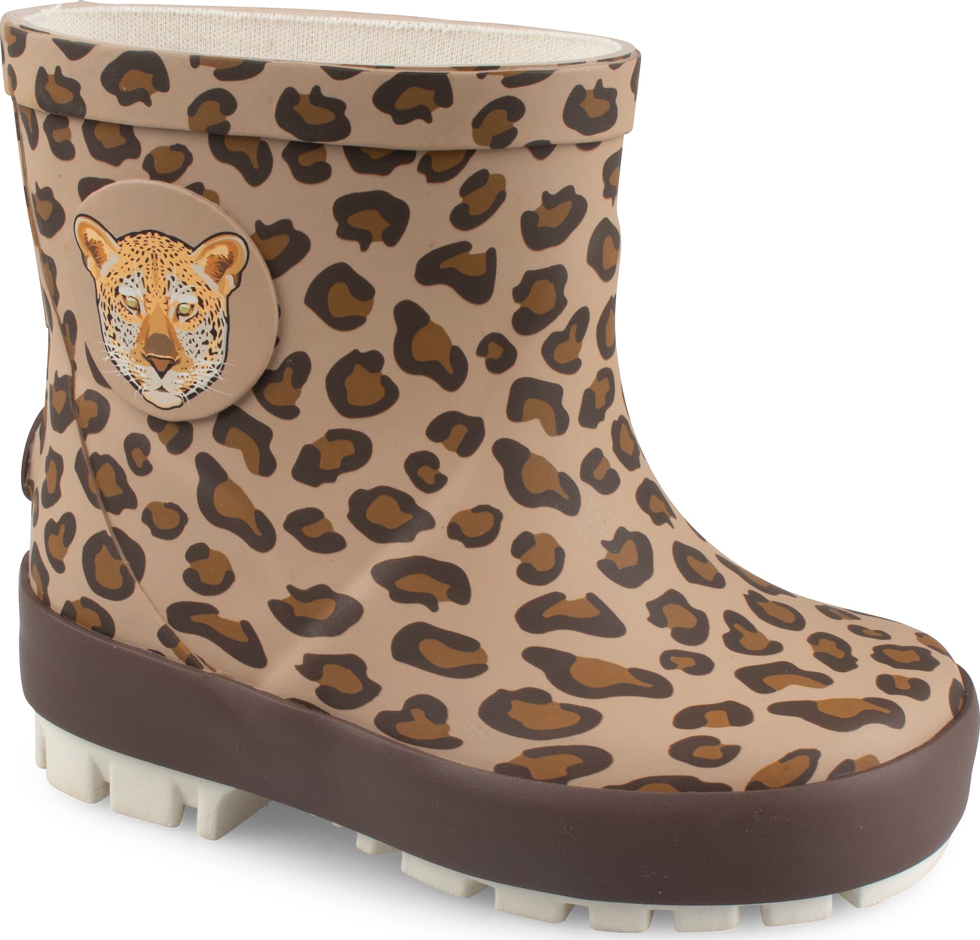 Pax Pax Kids' Safari Rubber Boot Beige/Brown