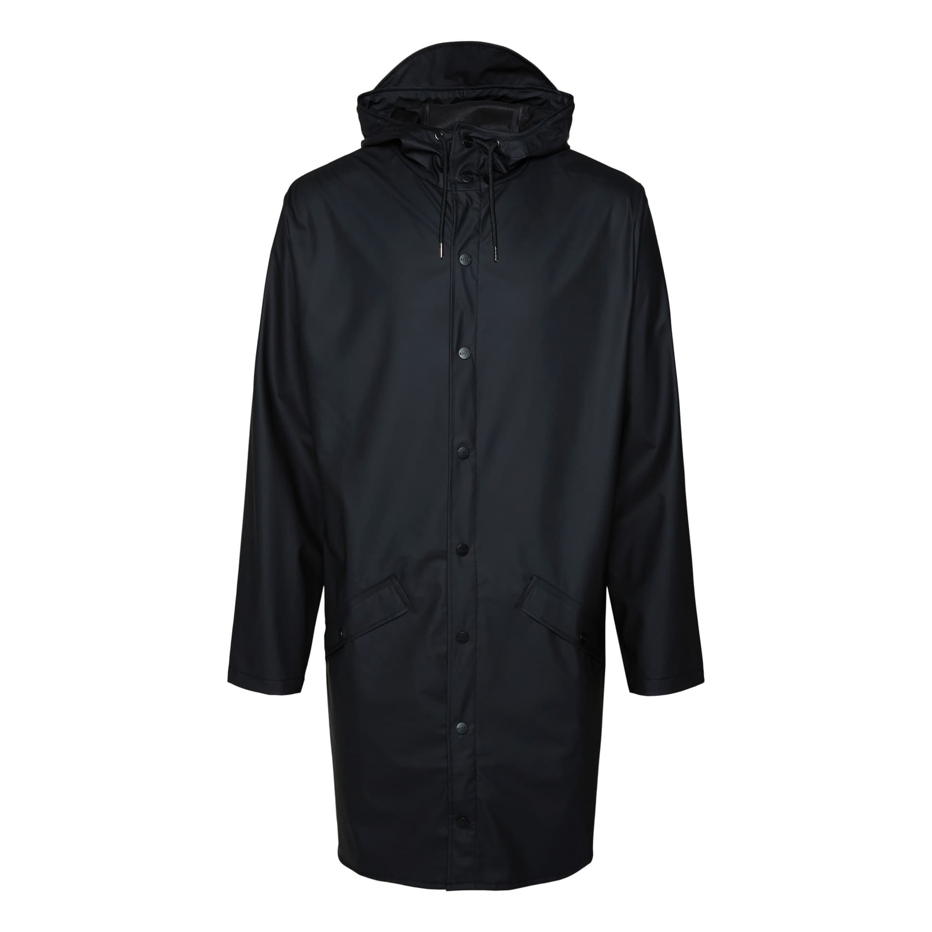 Rains Rains Unisex Long Jacket Black