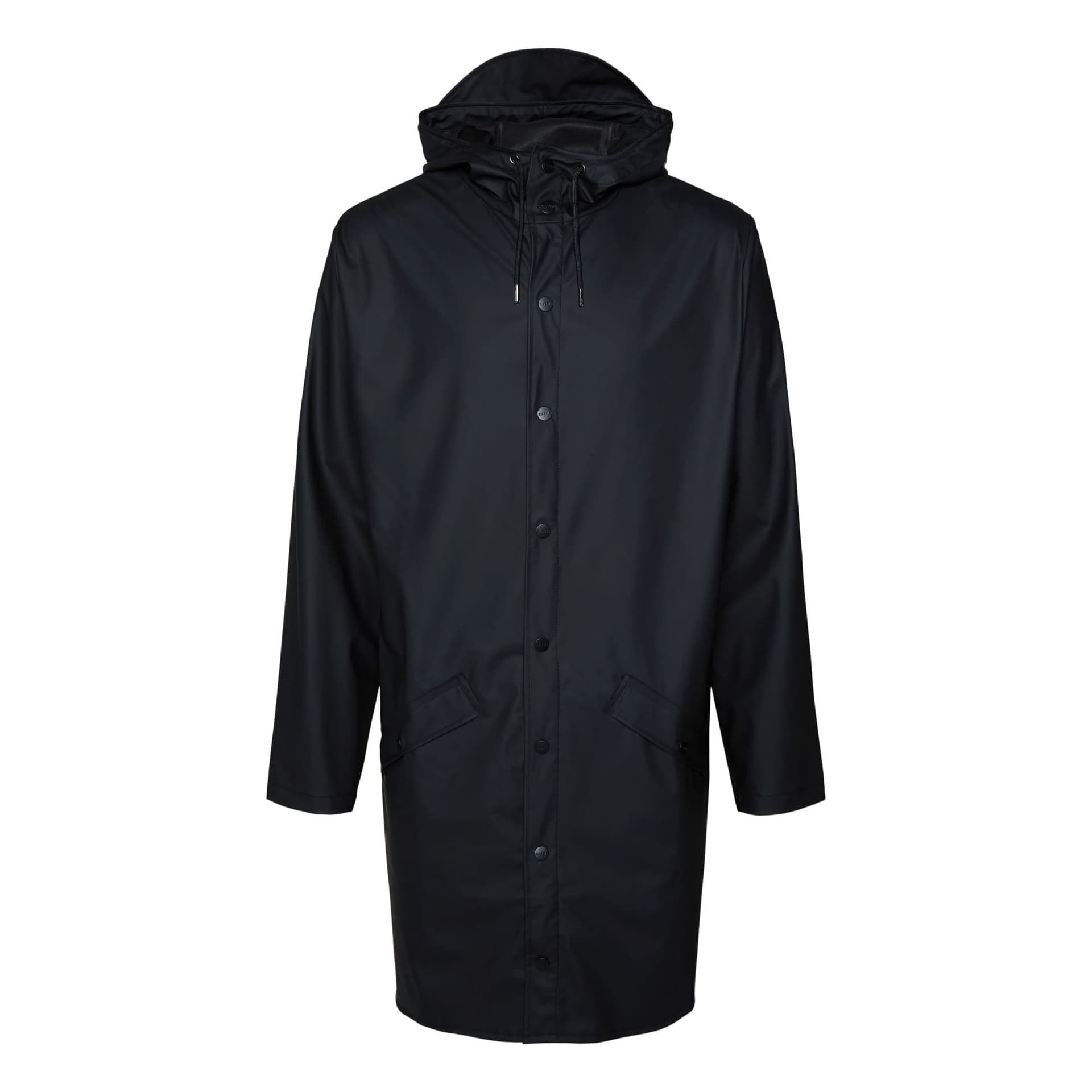 Rains Rains Unisex Long Jacket Black