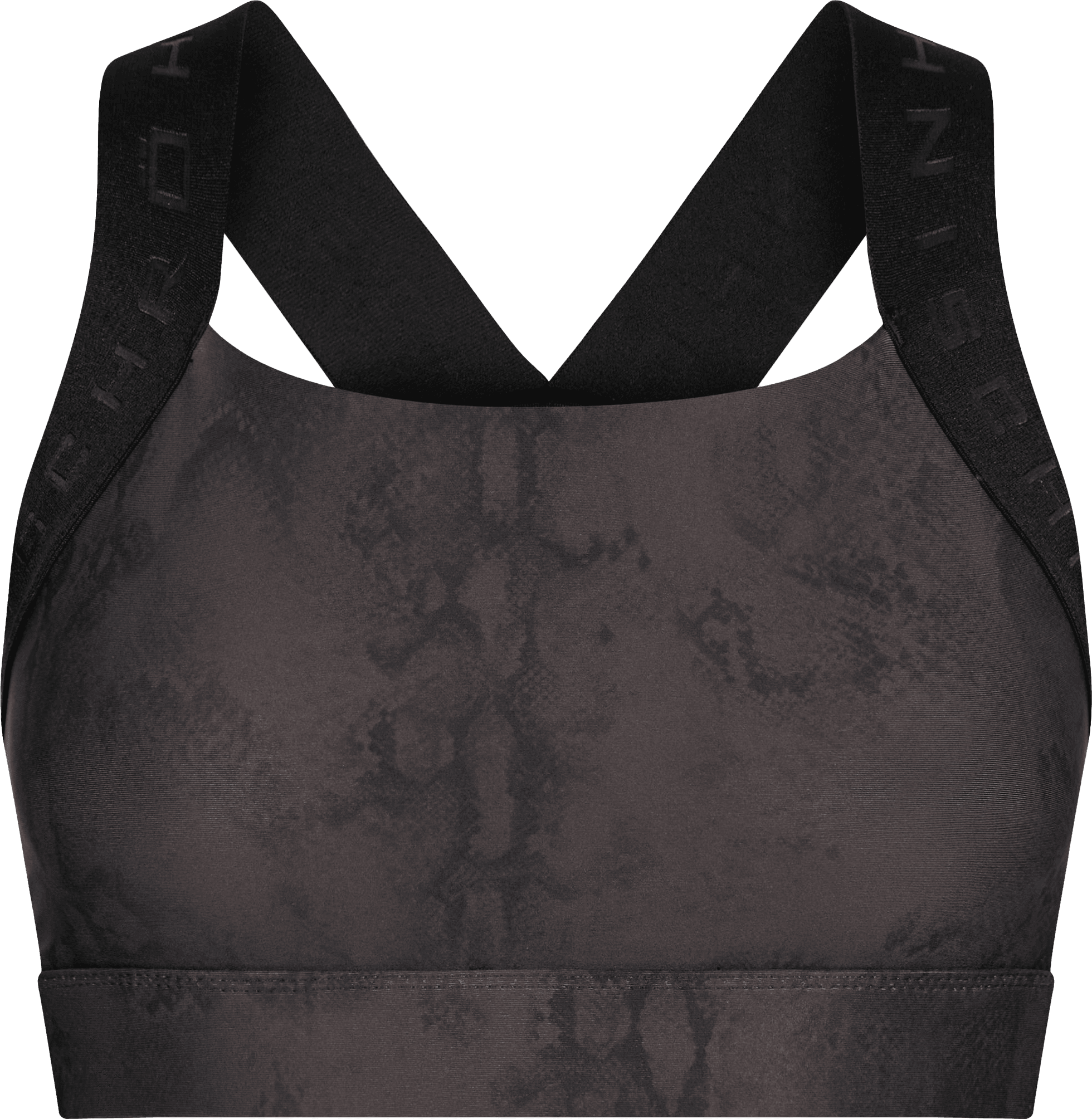 Röhnisch Röhnisch Women's Kay Printed Sports Bra Brown Snake