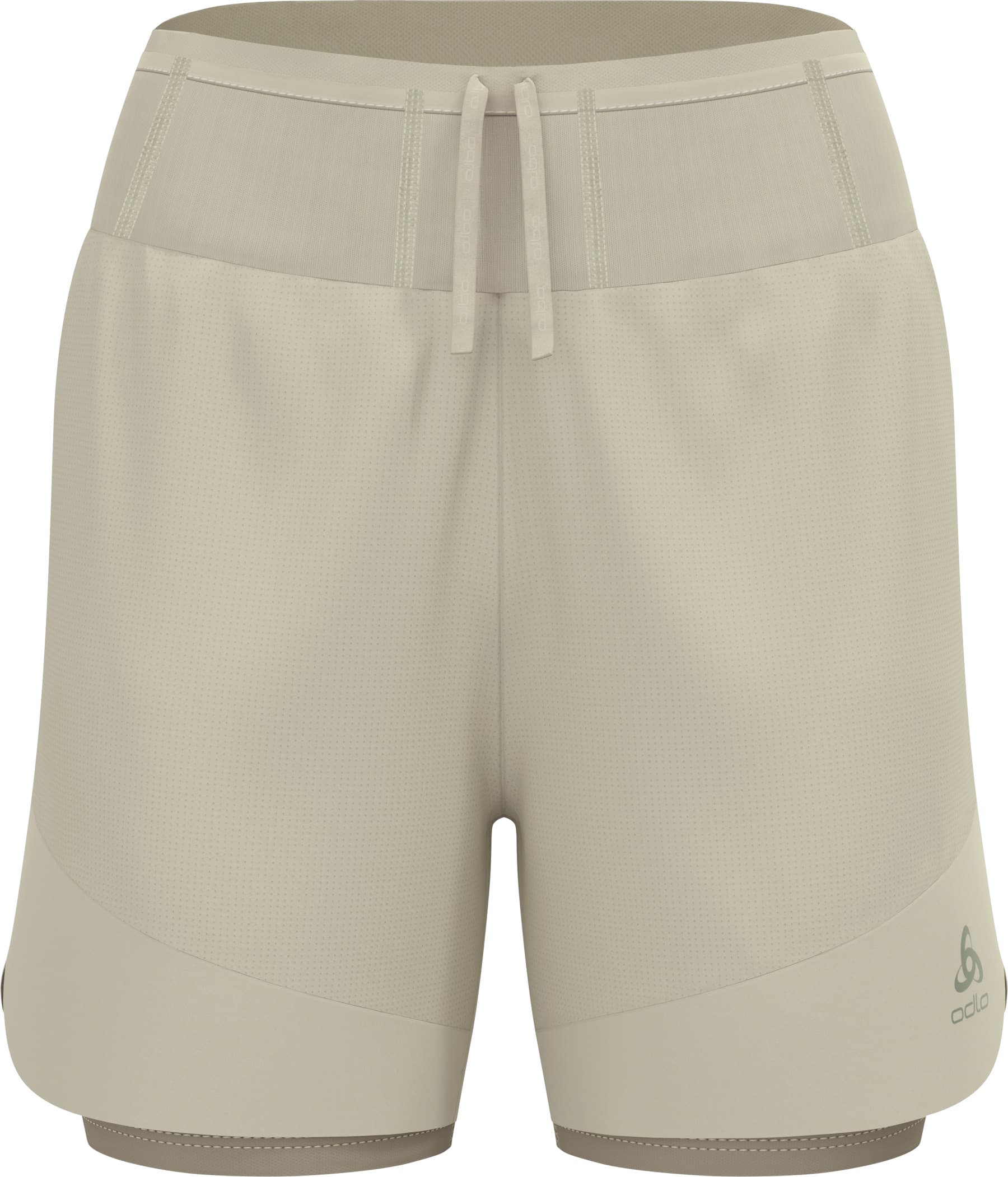Odlo Odlo Women's Odlo X-Alp Trail 5 Inch 2-In-1 Short Agate Gray - Vetiver