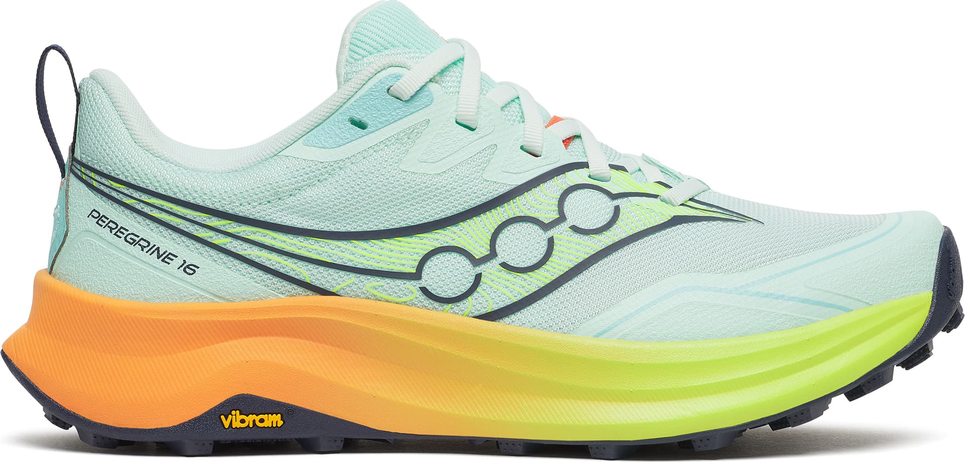 Saucony Saucony Women's Peregrine 16 Aqua/citron