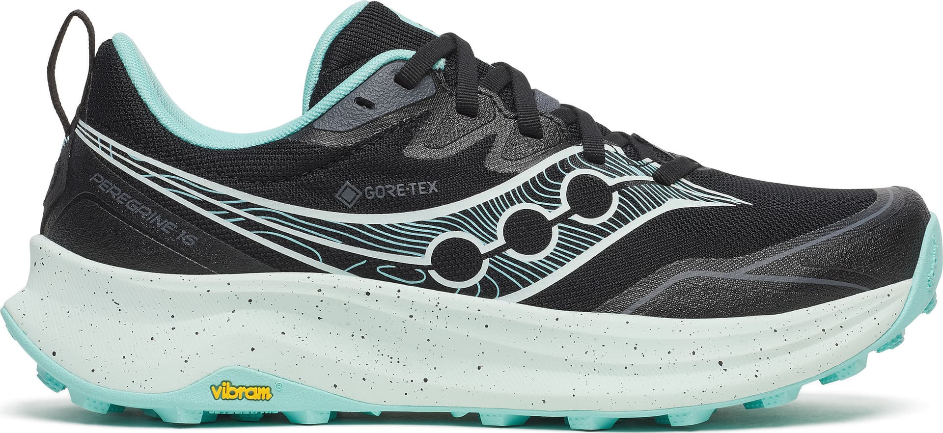 Saucony Saucony Women's Peregrine 16 GORE-TEX Black/aqua