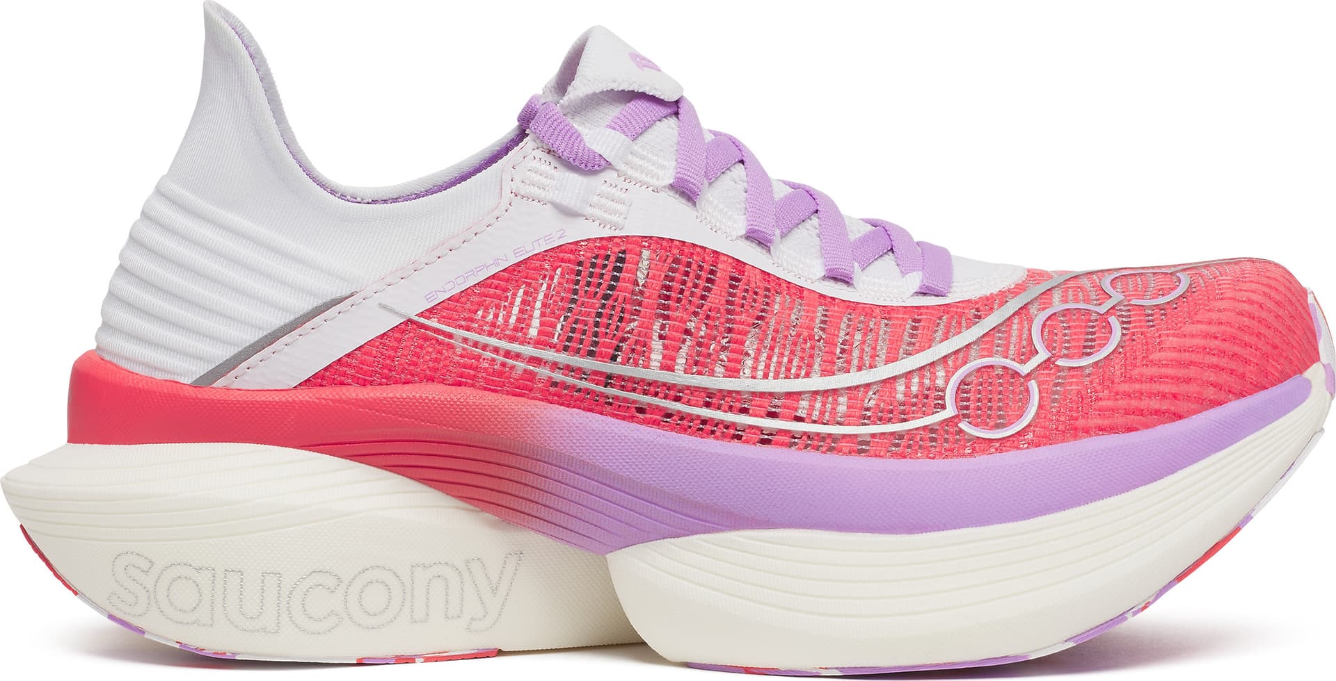 Saucony Saucony Unisex Endorphin Elite 2 Coral/white