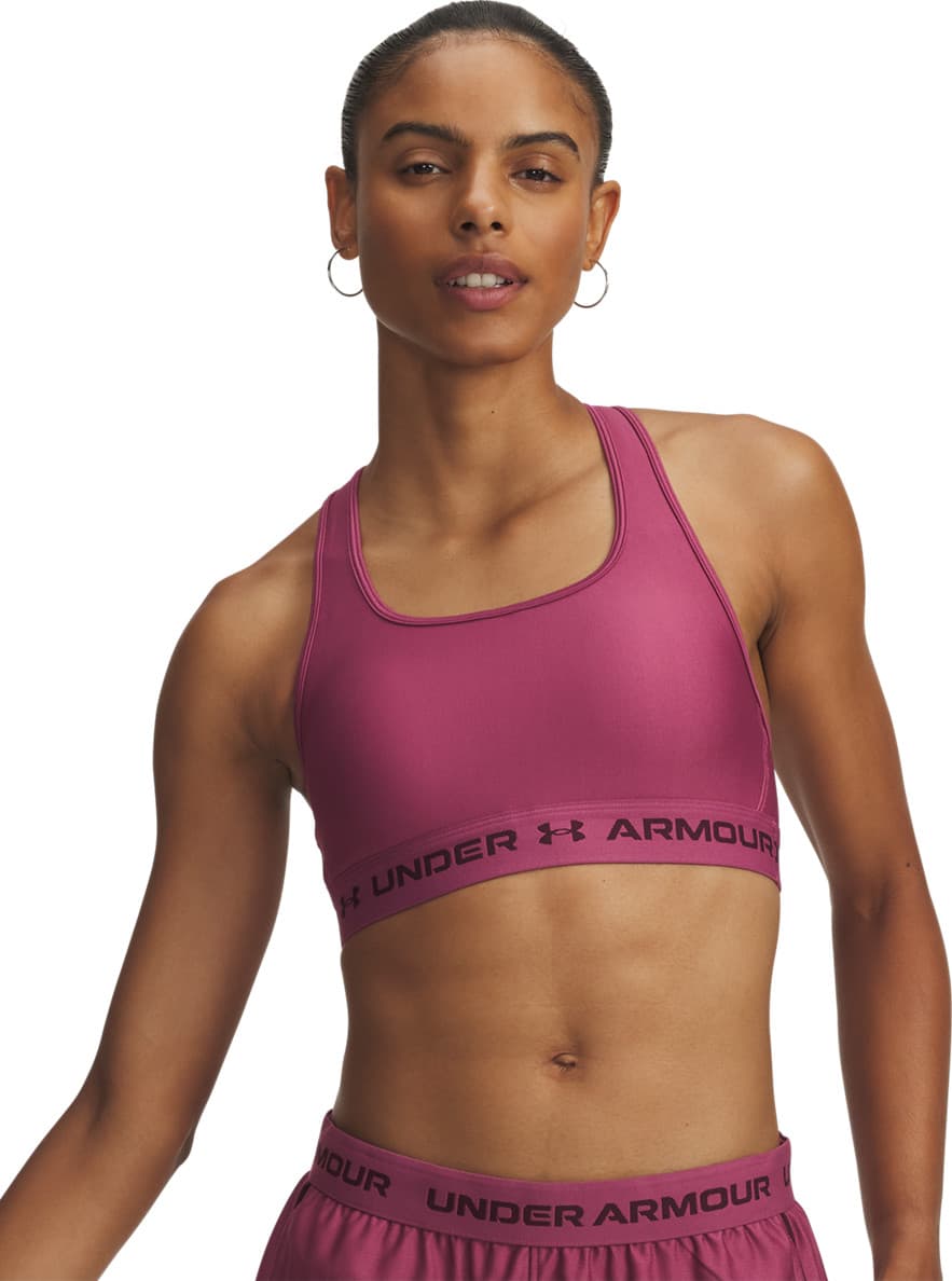 Under Armour Under Armour Women's UA Crossback Mid Bra Fuchsia Dusk