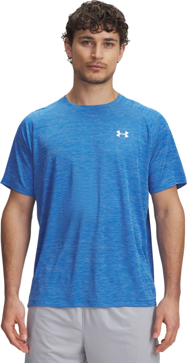 Under Armour Under Armour Men's UA Tech Textured Short Sleeve Blue Atlantis