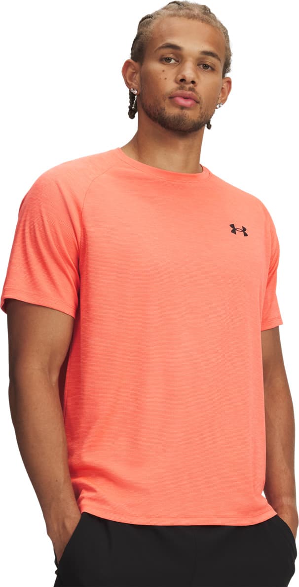 Under Armour Under Armour Men's UA Tech Textured Short Sleeve Venom Red