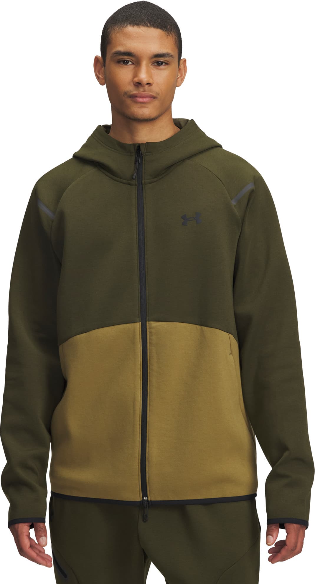 Under Armour Under Armour Men's UA Unstoppable Fleece Full-Zip Hoodie Expedition Green
