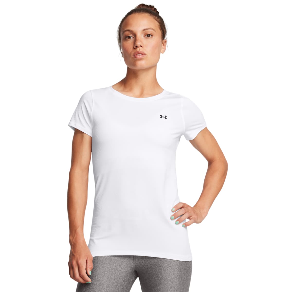 Under Armour Under Armour Women's HeatGear Armour Short Sleeve Anthracite