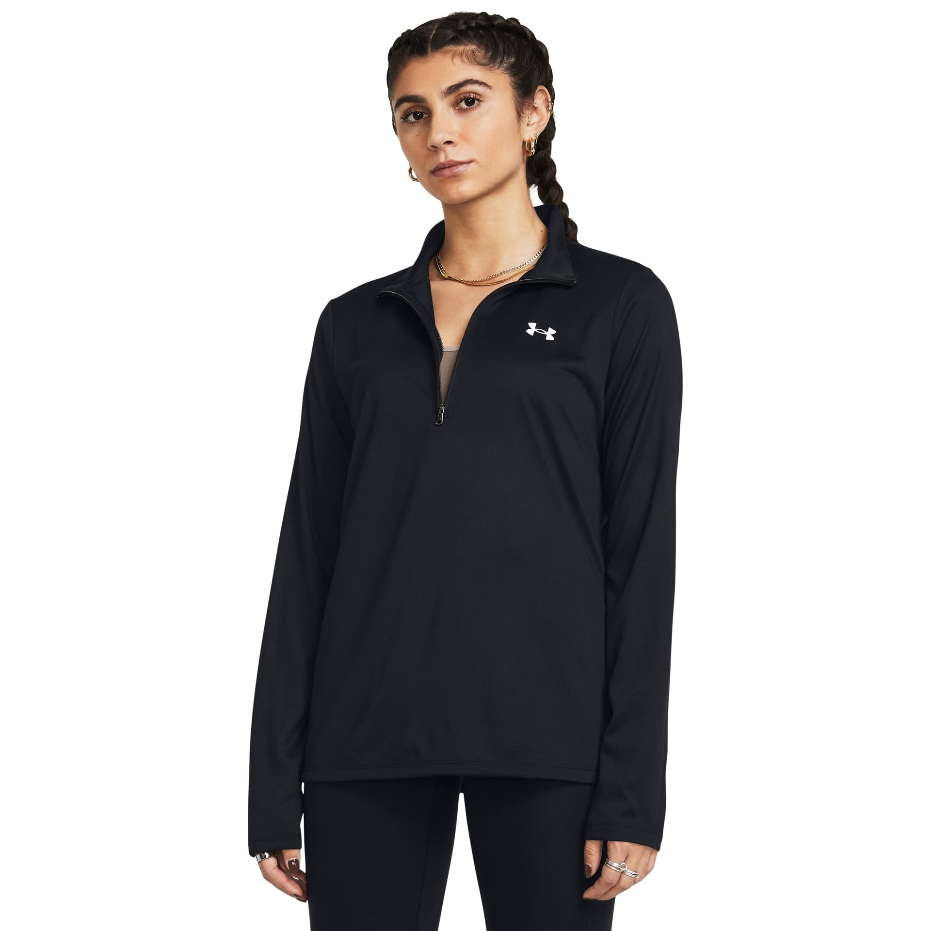 Under Armour Under Armour Women's Tech 1/2 Zip Solid Black