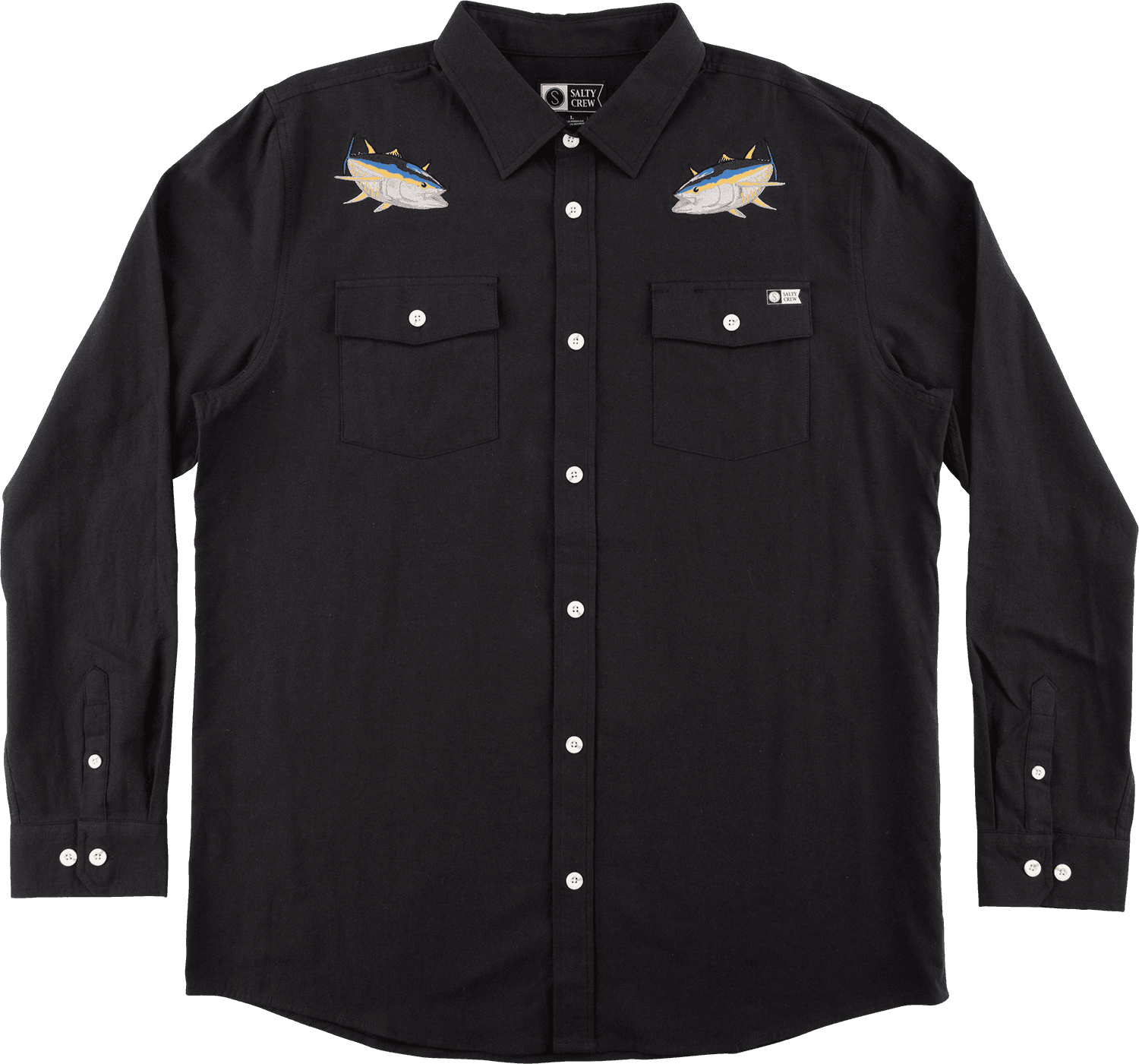 Salty Crew Salty Crew Men's Cortes Long Sleeve Woven Black