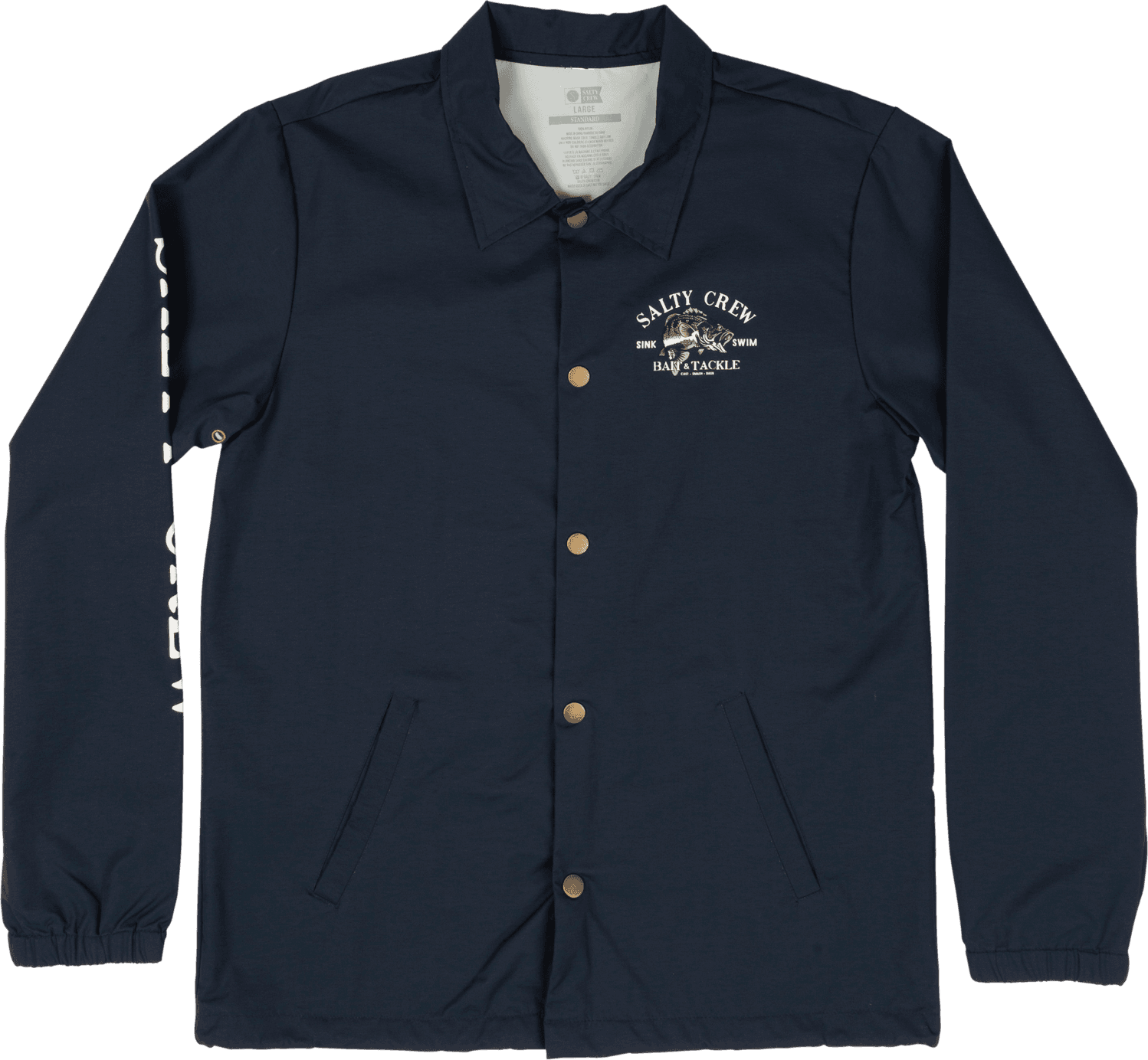 Salty Crew Salty Crew Men's Bass Man Snap Jacket Navy