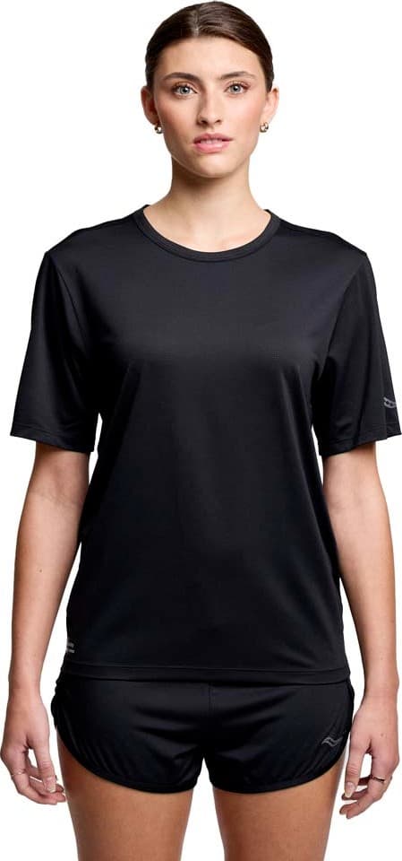 Saucony Saucony Women's Stopwatch Short Sleeve Black