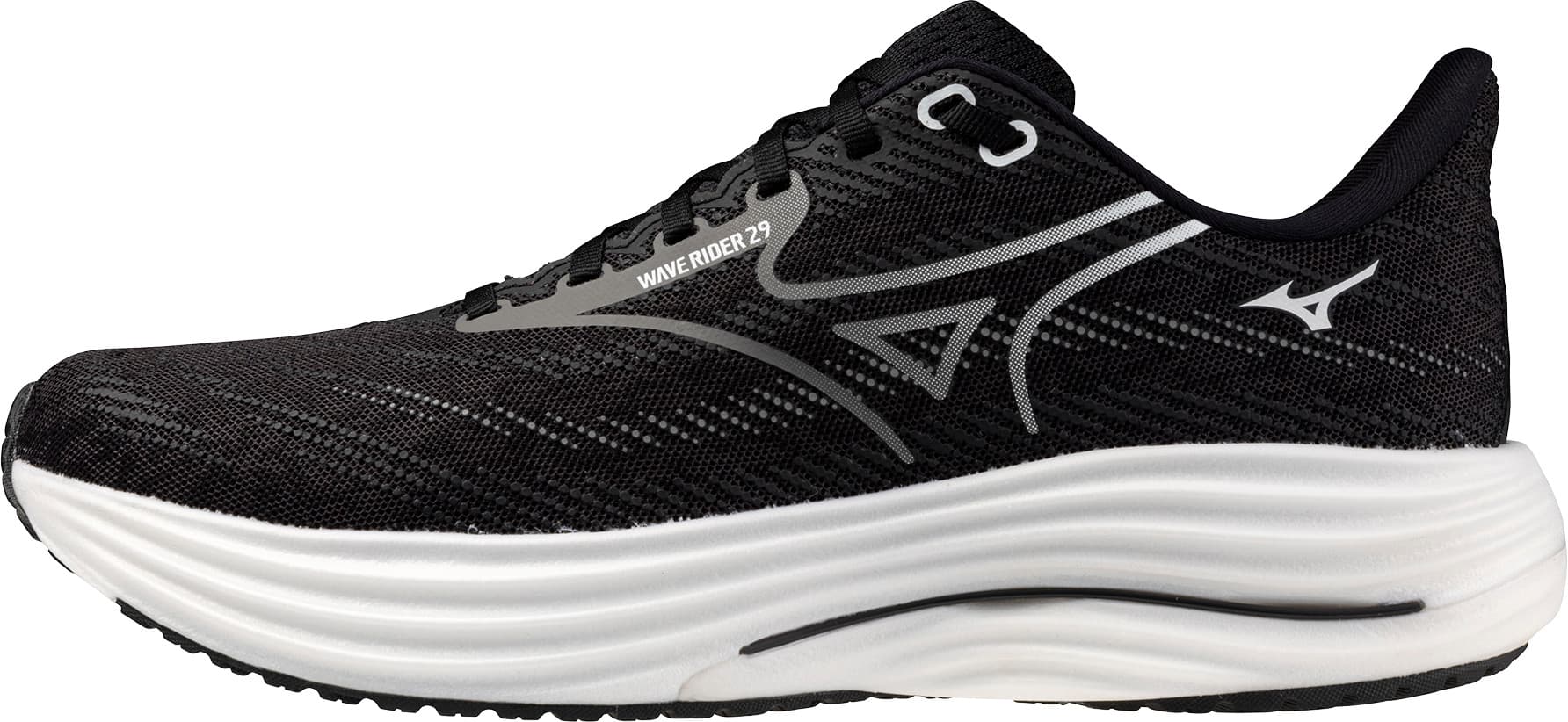 Mizuno Mizuno Men's Wave Rider 29 Black Sand/Quiet Shade/Black