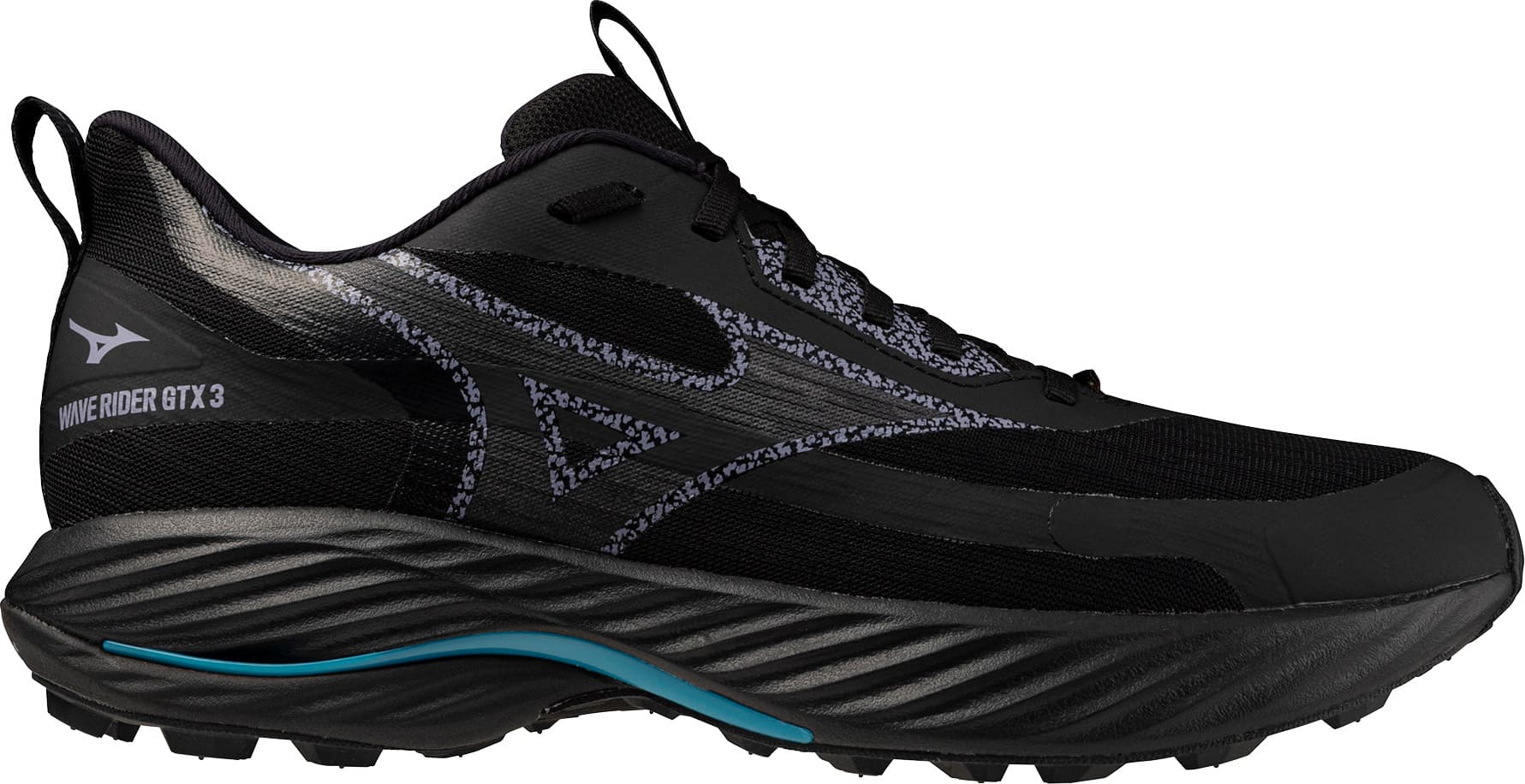 Mizuno Mizuno Men's Wave Rider GORE-TEX 3 Black Sand/odyssey Gray/capri Breeze