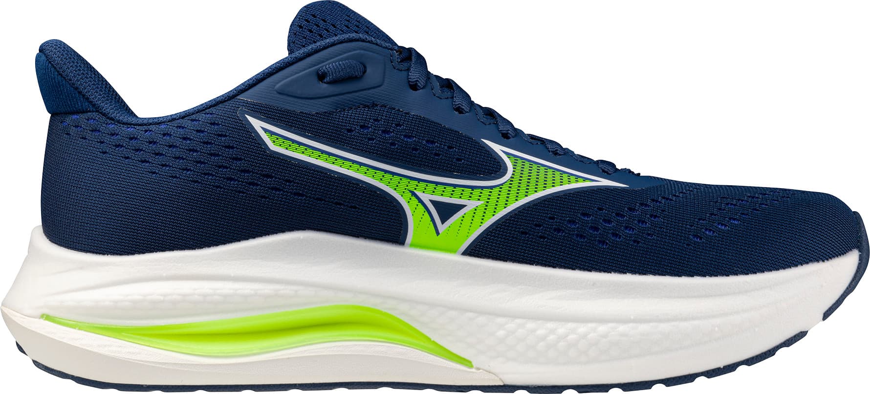 Mizuno Mizuno Men's Wave Inspire 22 Estate Blue/lightning Yellow/lightning Yellow