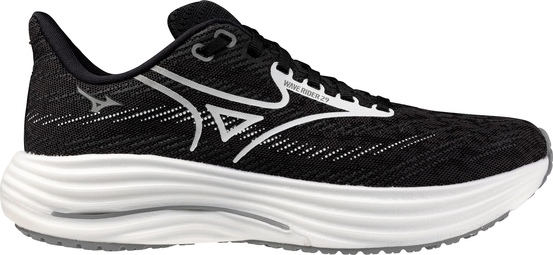 Mizuno Mizuno Women's Wave Rider 29 Black Sand/White/Black