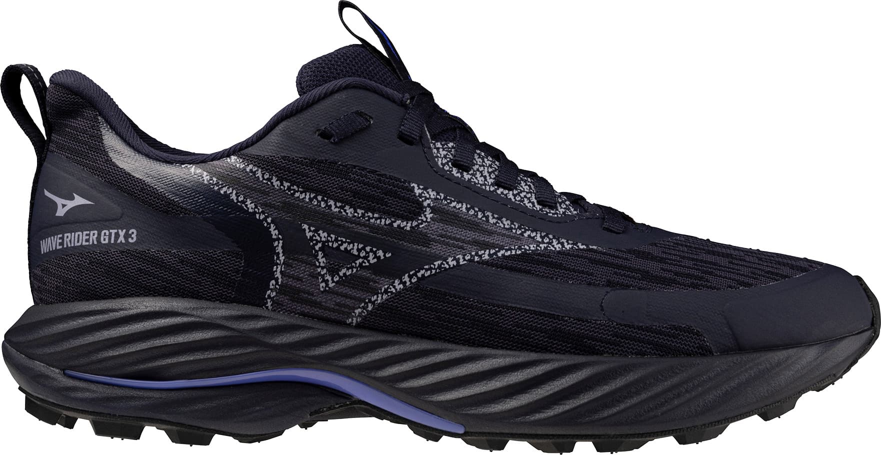 Mizuno Mizuno Women's Wave Rider GORE-TEX 3 Odyssey Gray/Icelandic Blue/Iris Bloom