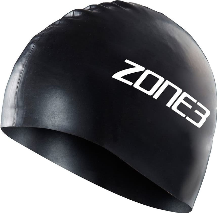 Zone3 Zone3 Silicone Swim Cap Black