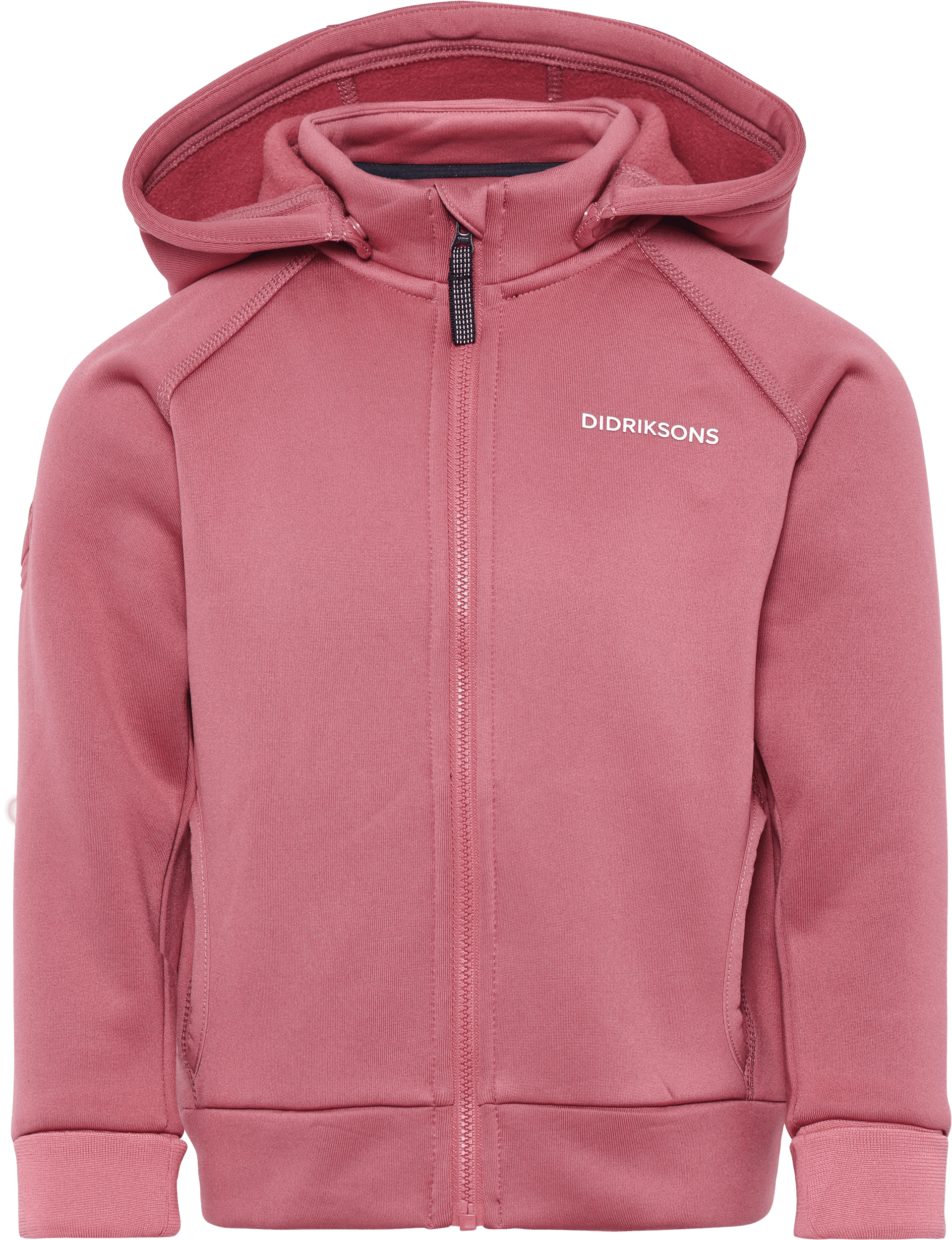Didriksons Didriksons Kids' Siljan Full Zip Heather Pink