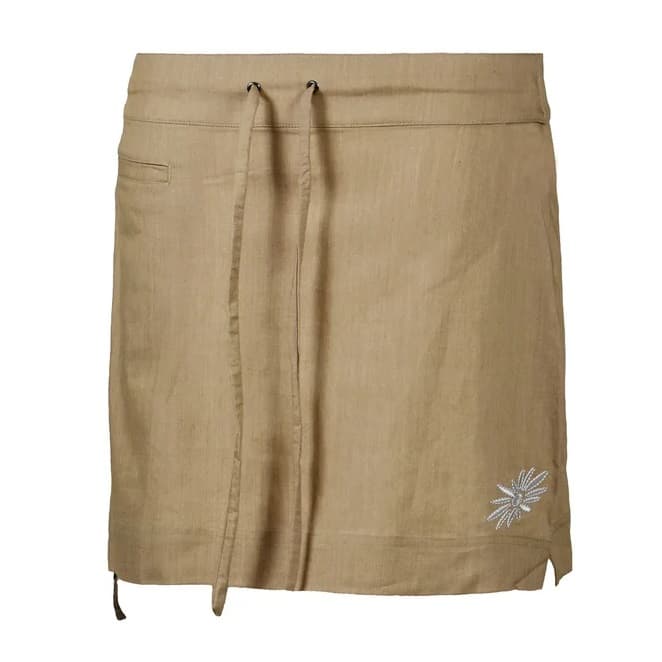 SKHOOP Skhoop Women's Samira Short Skirt  Kakhi